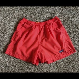 Vintage Red Patagonia shorts